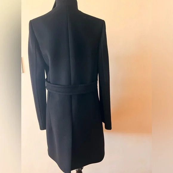 NWT Runway Emilio Pucci Wool Double Breasted Black Coat Italy Size 40 US 6 - Picture 5 of 15